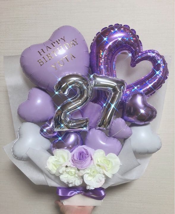 バルーンギフト　推しバルーン　バルーンアレンジ  誕生日　生誕祭