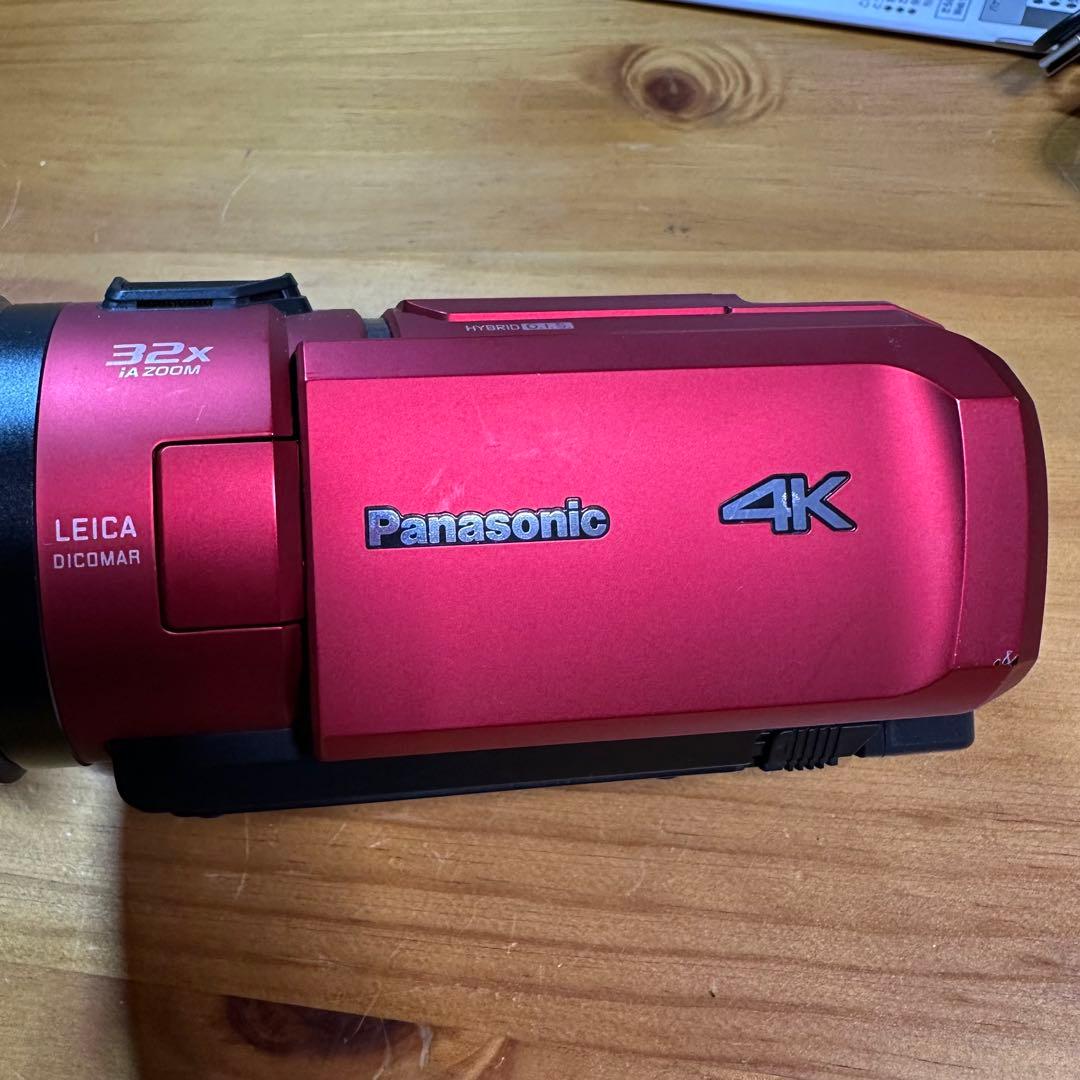 Panasonic HC-VX1M-W ビデオカメラ レッド 6327