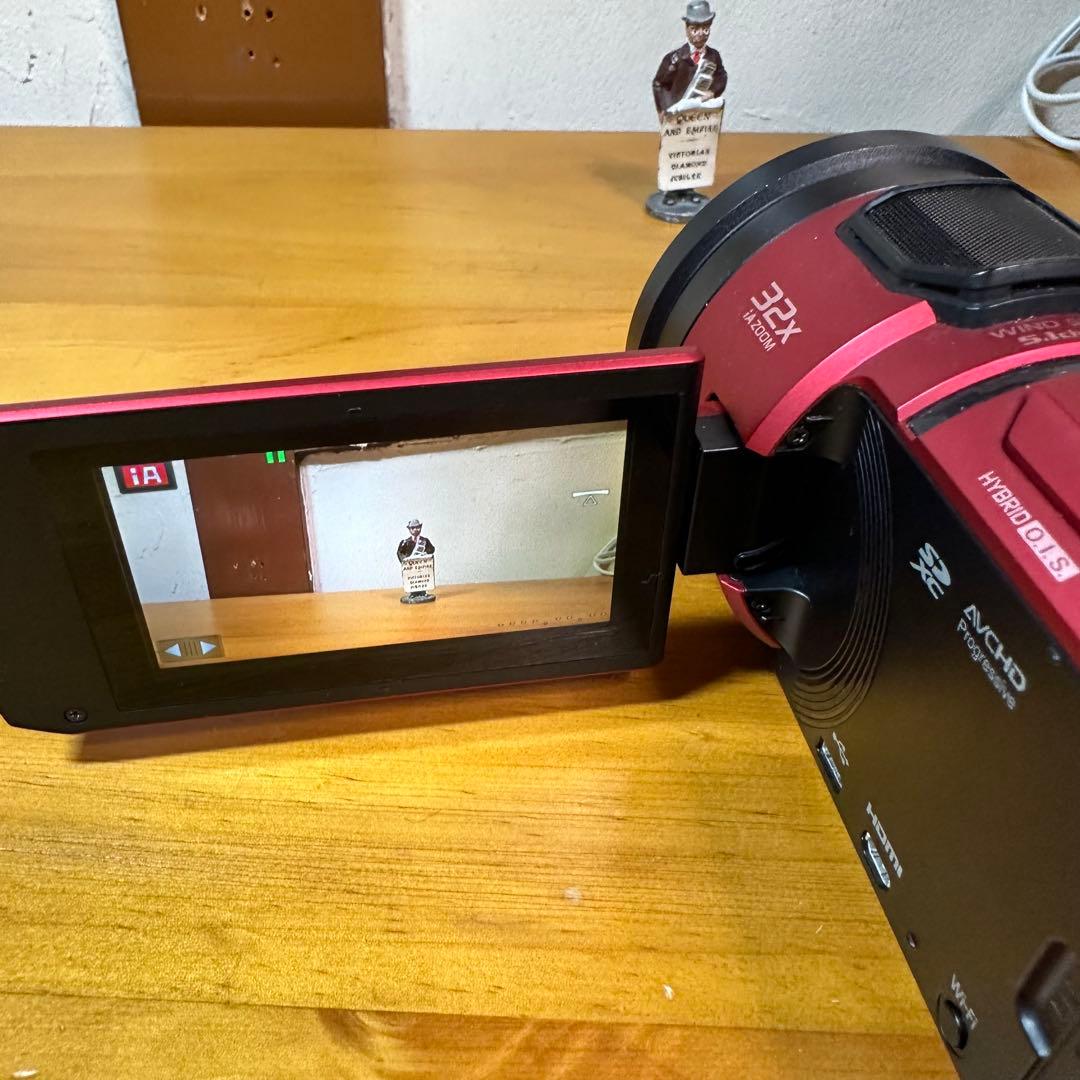 Panasonic HC-VX1M-W ビデオカメラ レッド 6327