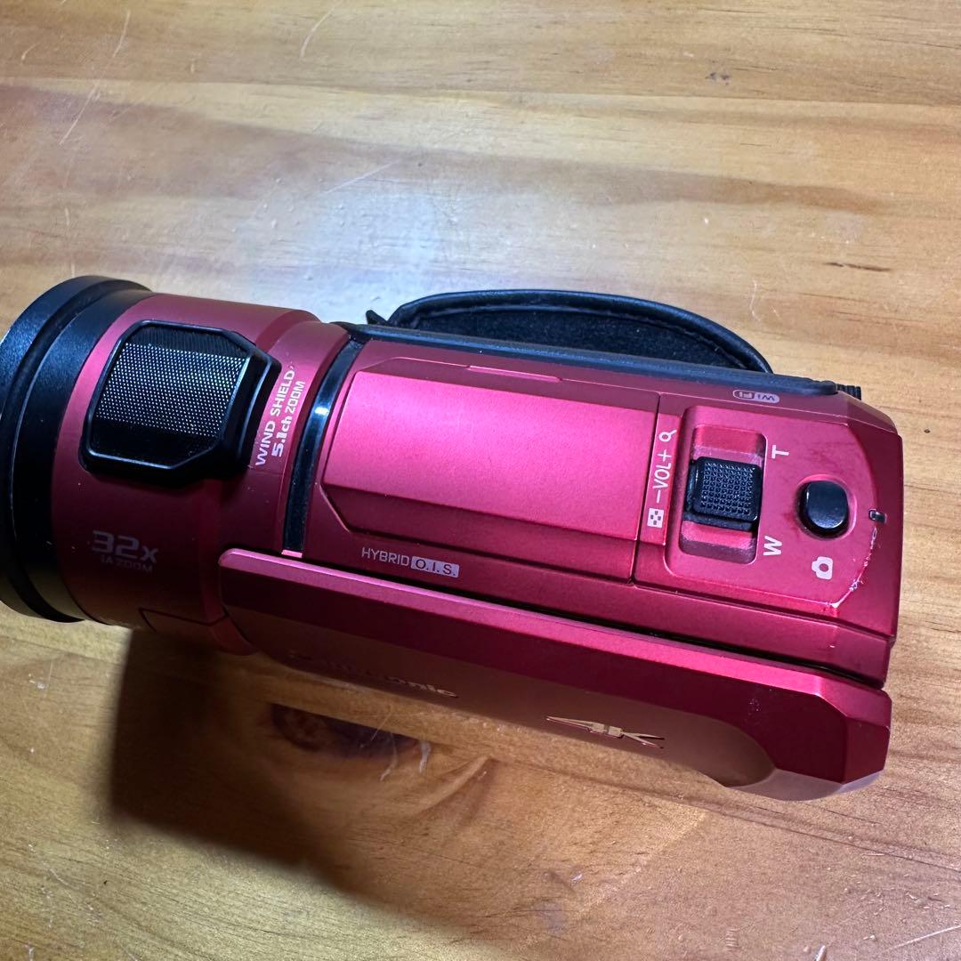 Panasonic HC-VX1M-W ビデオカメラ レッド 6327