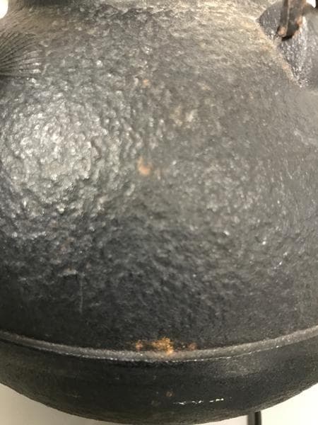 Y 中古 南部鉄瓶 南部鉄器 やかん 松の木模様 和風 工芸品 骨董品 S