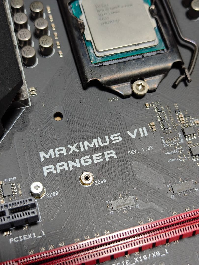 CPU Intel i7 4770k ASUS MAXIMUS VII RANGER