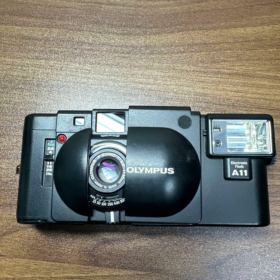 OLYMPUS XA コンパクトカメラ A11フラッシュ付き