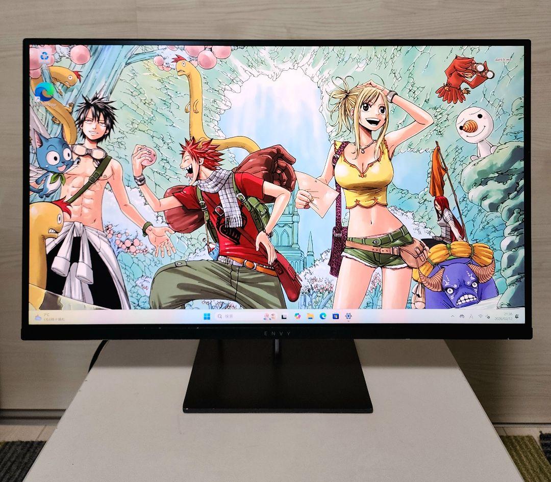 美品　HP ENVY 27s 4k 27インチ IPSモニター