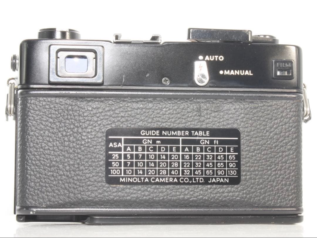 整備品　Minolta Hi-Matic E blackレンジファインダーカメラ