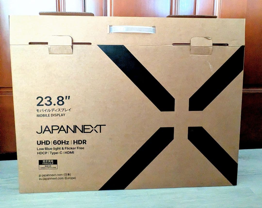 Adobe RGB92% 4K JAPANNEXT 23.8 モバイルモニター