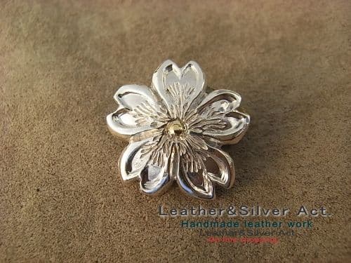 SILVER925 SAKURA　桜　ハンドメイド　さくら、サクラ　ヘアゴム