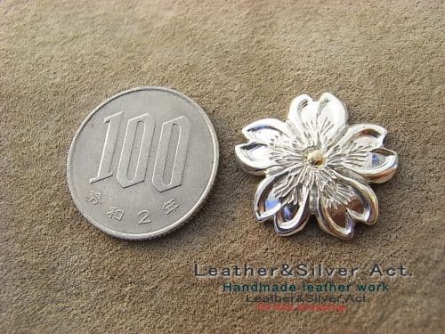 SILVER925 SAKURA　桜　ハンドメイド　さくら、サクラ　ヘアゴム