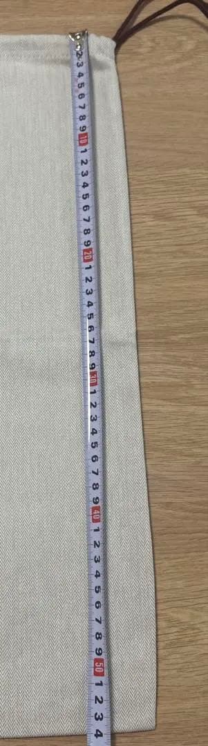 新品　エルメス　保存袋　大　ヘリンボーン　タグ付き