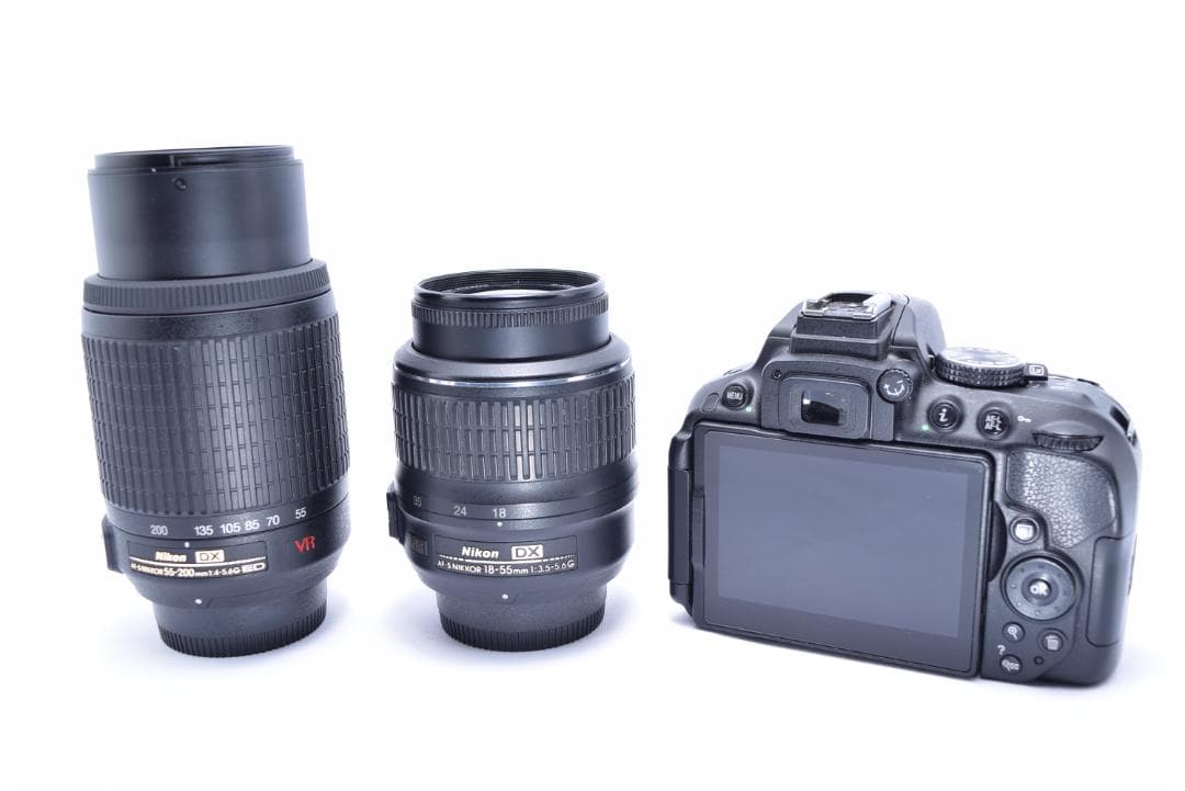 Nikon D5300 ダブルレンズ Wi-Fi スマホ転送 カメラデビュー