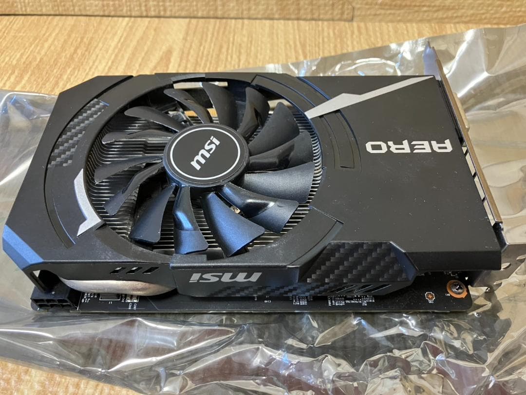【MSI AERO GTX1060 3GB】グラフィックボード シングルファン