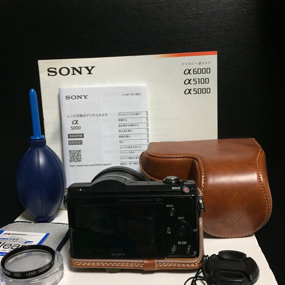 最終値下げ★付属品多数★すぐ使える★小型軽量★Wi-Fi★SONY★α5000