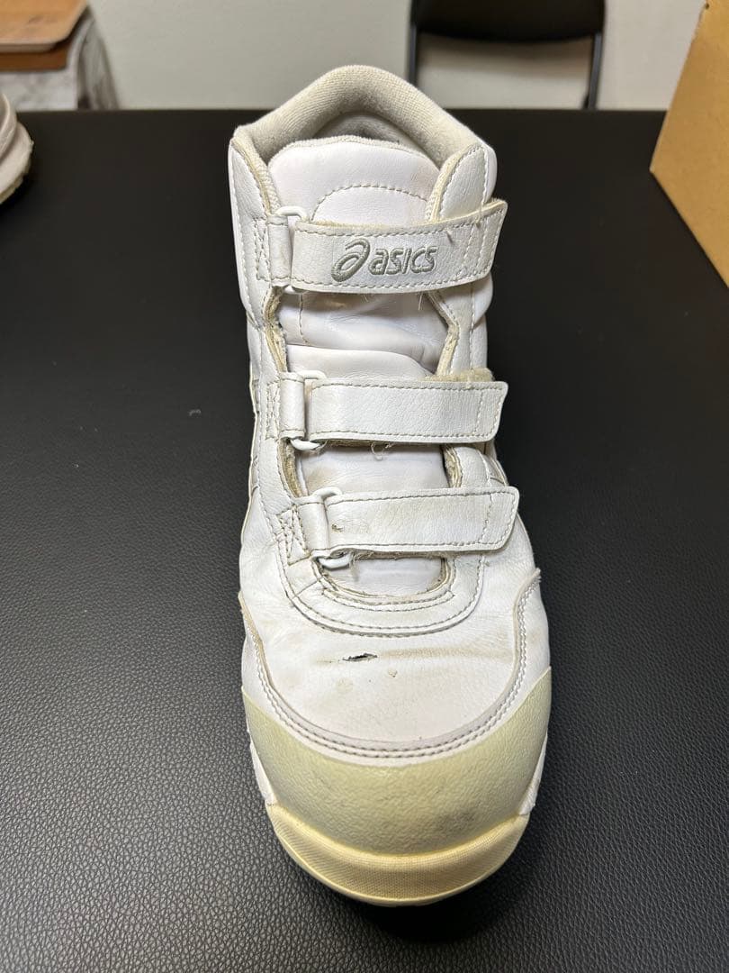 アシックス　安全靴　ウィンジョブcp302 ホワイト　27.5 中古