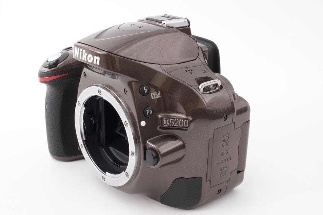 Nikon D5200 標準レンズキット　元箱付き　オシャレ色　一眼レフカメラ