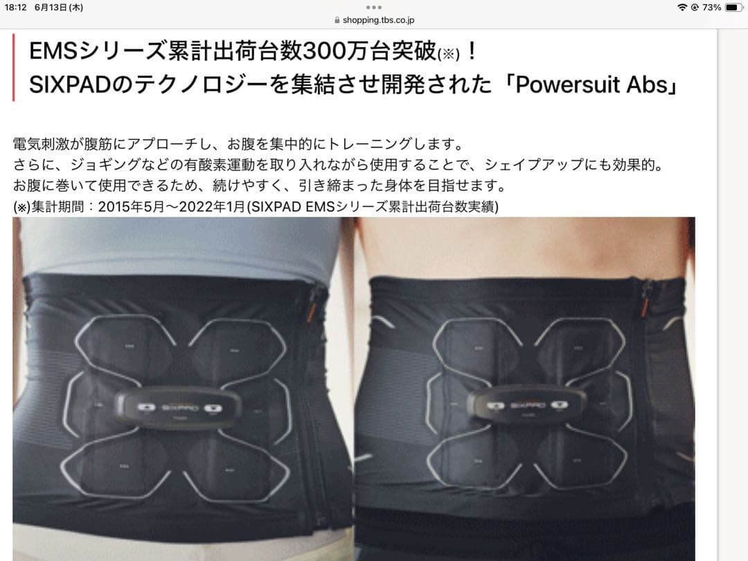 なますて様　【未使用】シックスパッドパワースーツアブズ　専用コントローラーセット