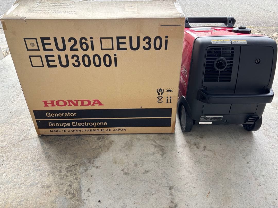最終値下げ！美品HONDA EU26i インバーター発電機 防災アウトドアに