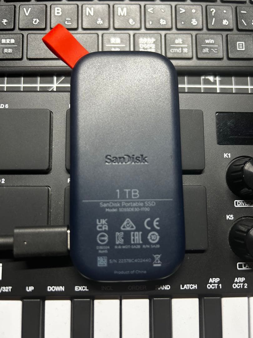 SanDisk Portable SSD 1TB ダークブルー