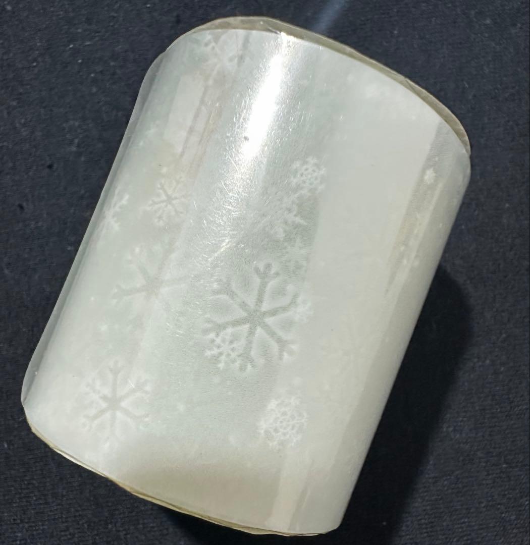 【9597】海外　マステ　4.7m巻　PETマスキングテープ　雪花　背景装飾系