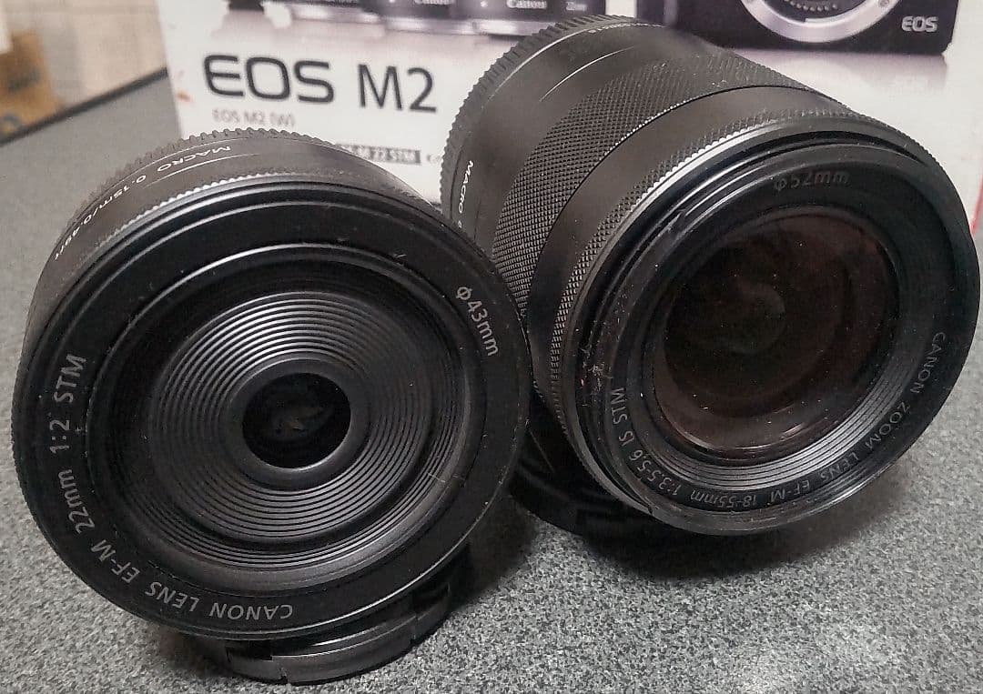 Canon ミラーレス一眼カメラ EOS M2 ダブルレンズキット