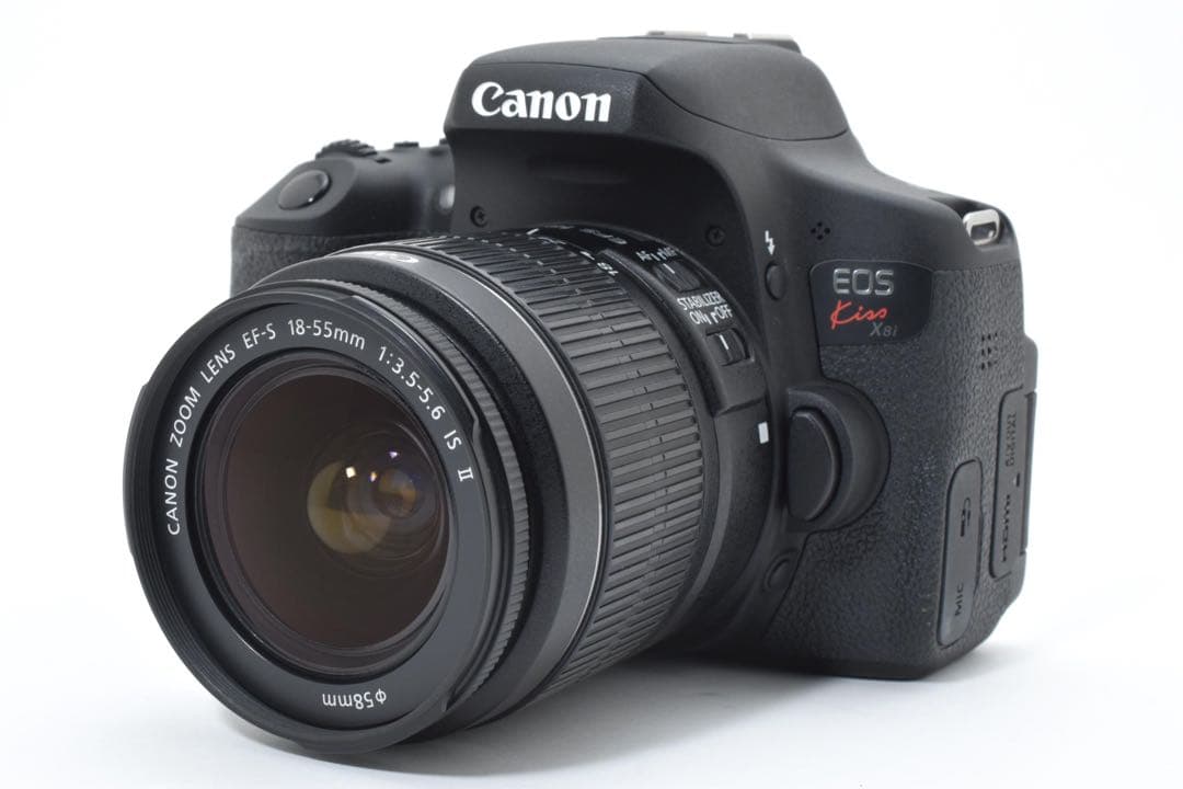 ✨美品✨Canon Kiss X8i 初心者向け 簡単操作 即購入◎ レンズ付き