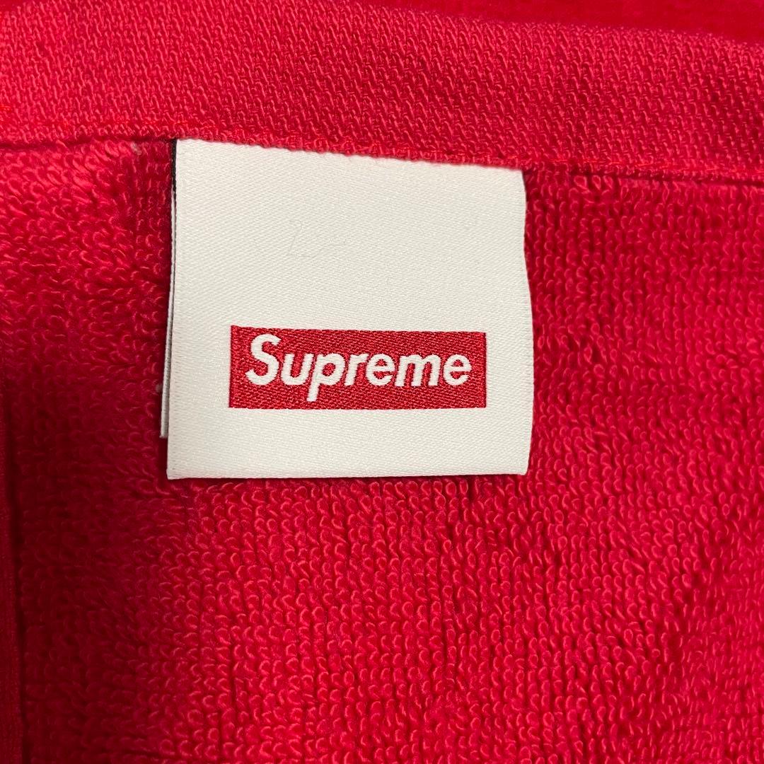 Supreme tonal logo towel red タオル