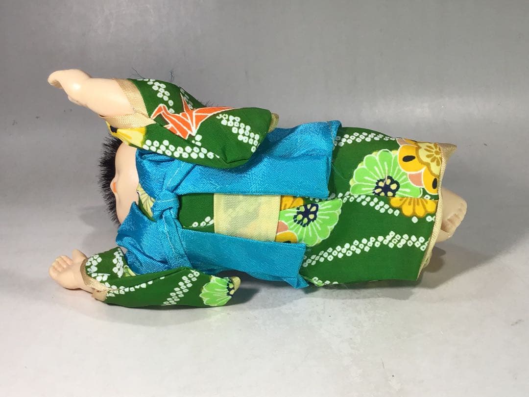 昭和レトロ ソフビ 市松人形 稚児 日本人形 郷土玩具 ミニチュア ドール 玩具