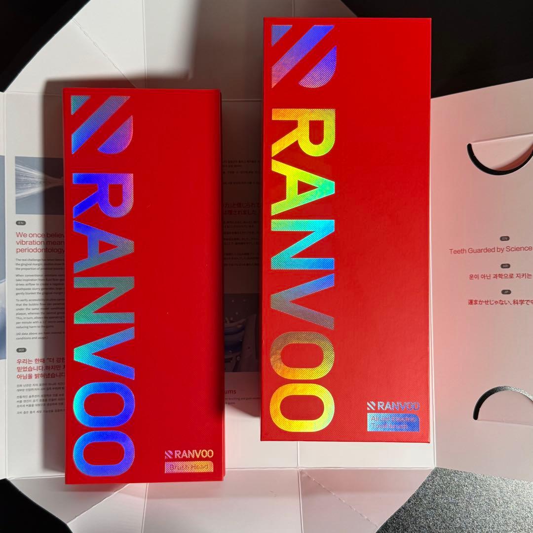 RANVOO AirJet Ⅱ 電動歯ブラシ グレー