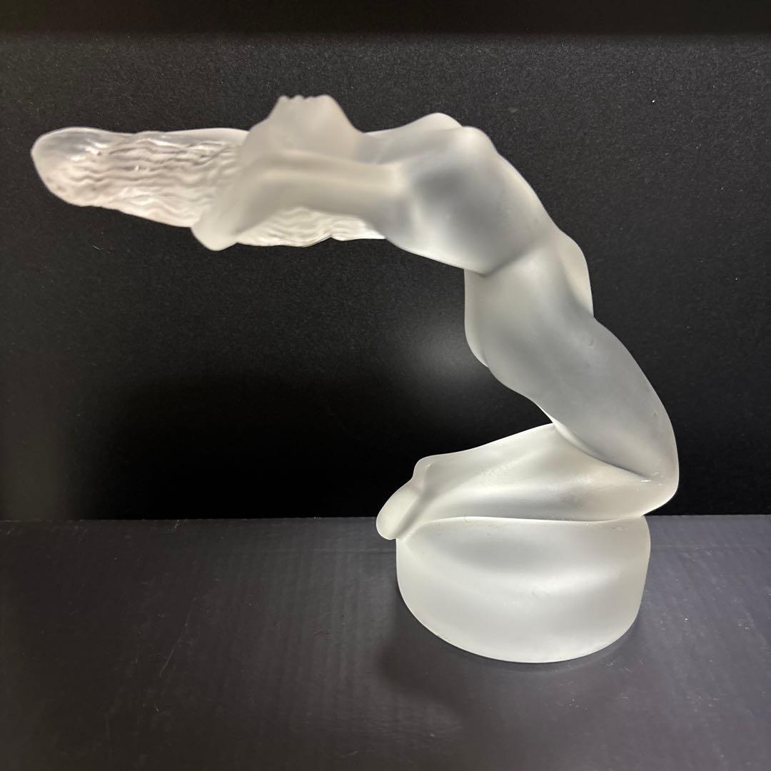 ラリック カーマスコット 風の女神クリュシスカー美品 フランス アール