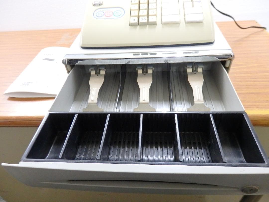2230　CASIO TE-M80 レジスター 4部門　58㍉感熱紙