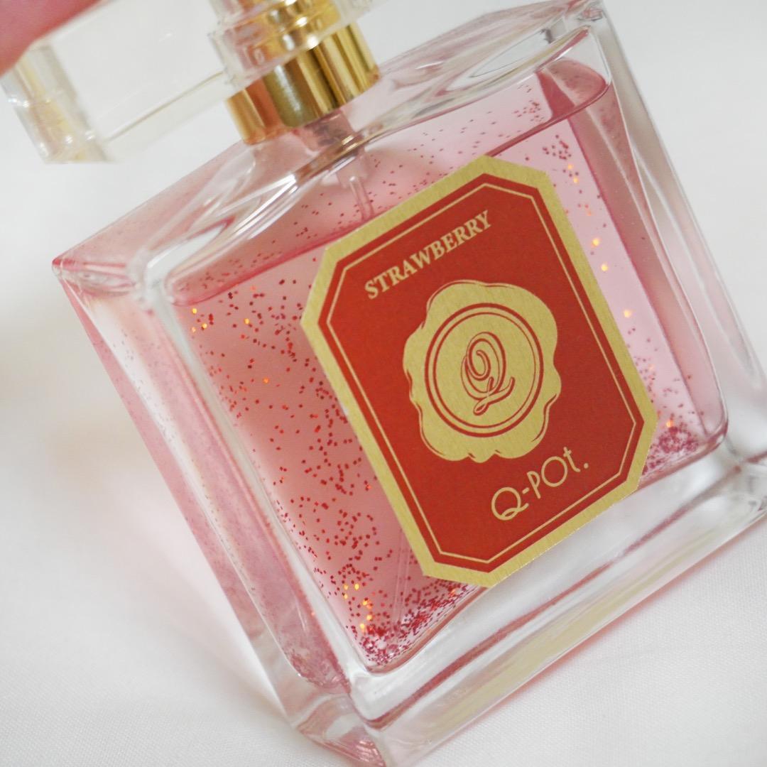 キューポット ストロベリーチョコレート 香水 ラメ入り 50ml