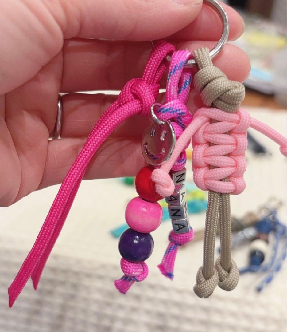 《オーダーページ》パラコード　キーチャーム　名入れ　キーホルダー　ハンドメイド♡