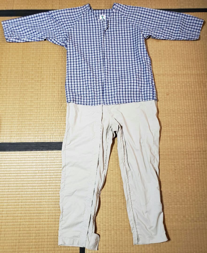 フドーねまき スリーシーズン セパレート風上下　続き服（介護つなぎパジャマ）