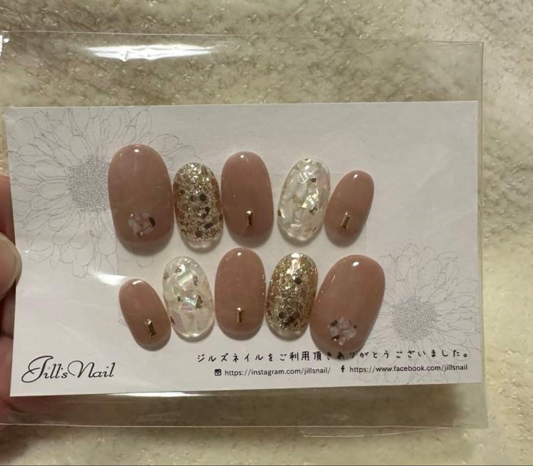 ★美品★ ネイルチップ　現品のみ　Jillsnail 2セット　結婚式　前撮り