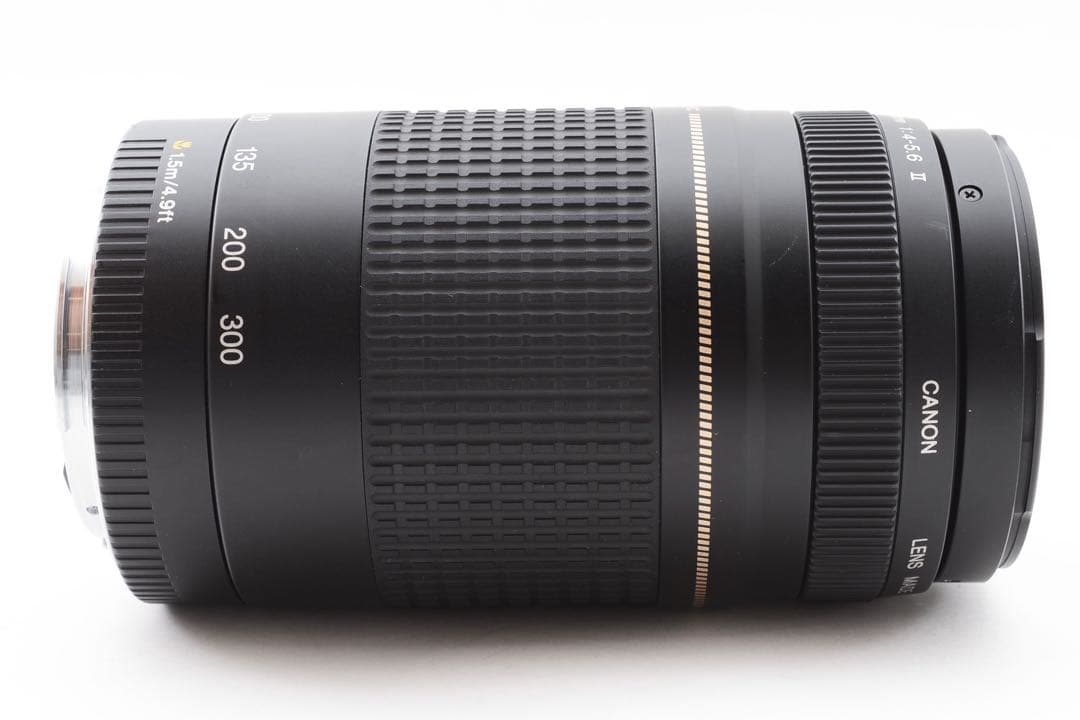美品/望遠レンズ/Canon EF 75-300㎜1:4-5.6 Ⅱ Φ58㎜