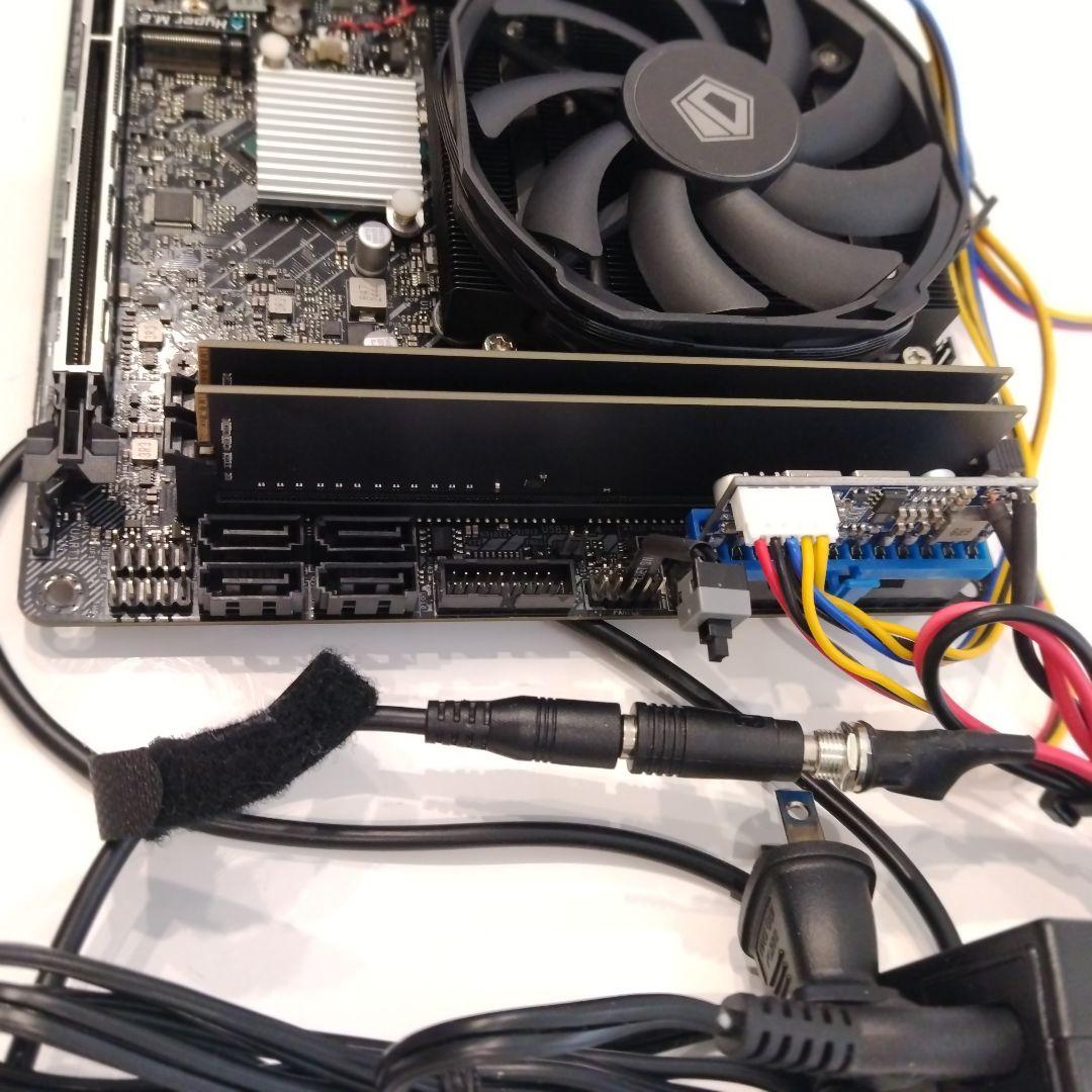 Windowsデスクトップ i5 12400 B760M-ITX WiFi DDR4 3200 16GB
