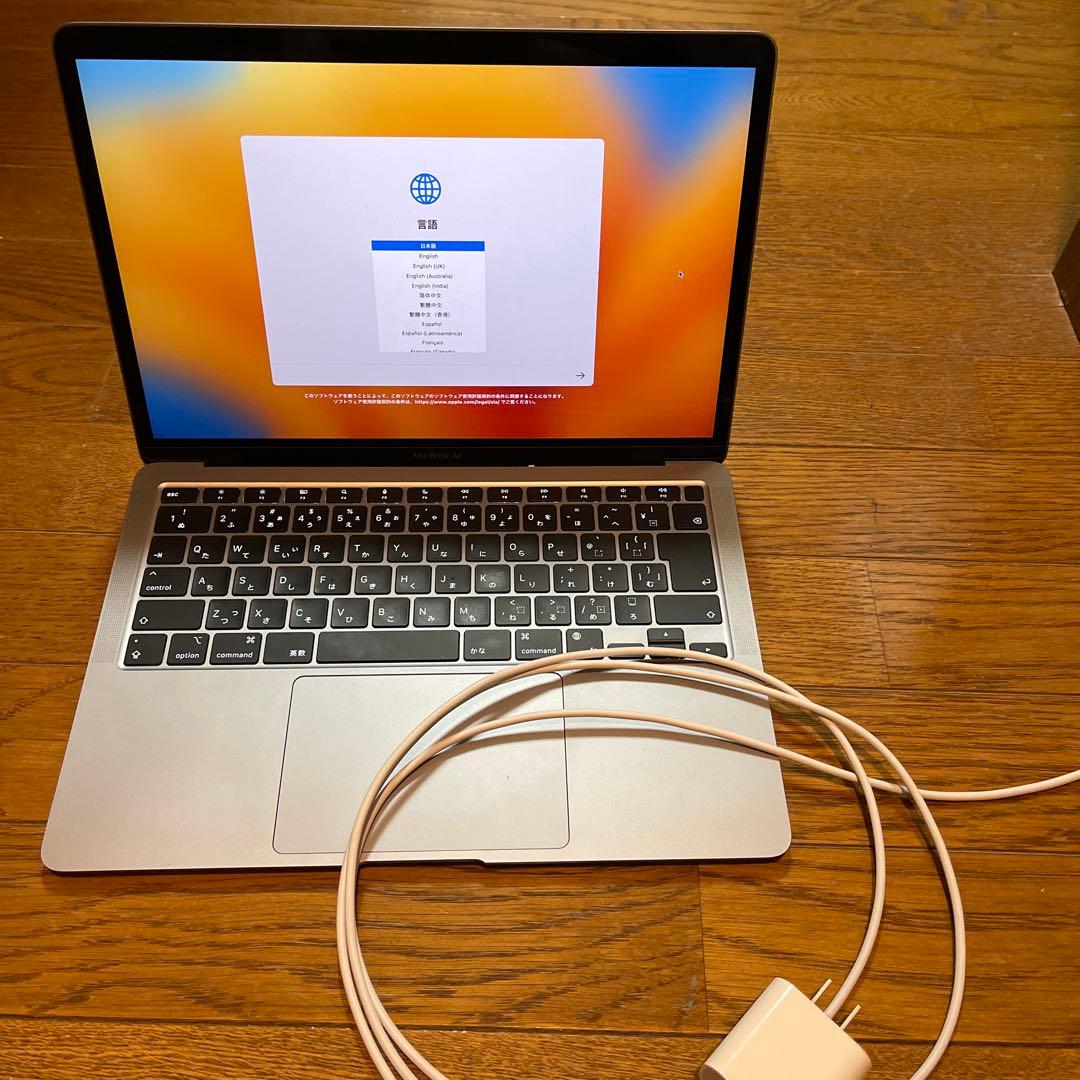 Apple MacBook Air M1 2020 13インチ スペースグレイ