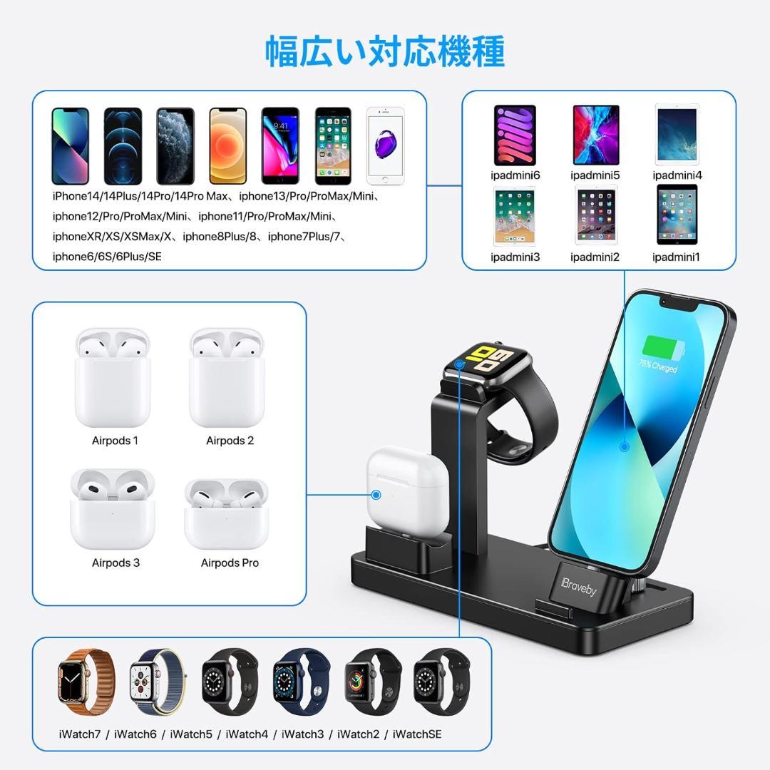 3in1充電器 ワイヤレス充電スタンド