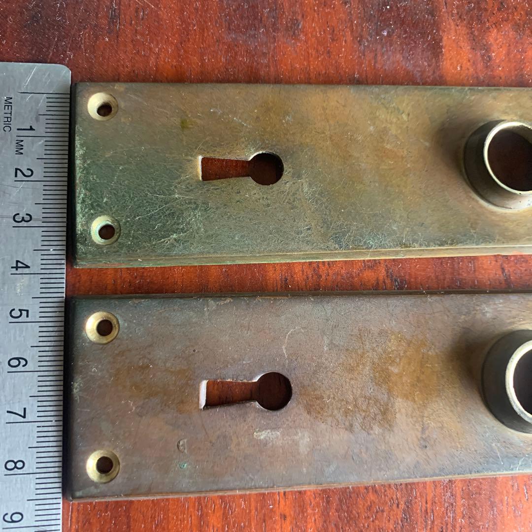 ドアノブ　真鍮　大正　昭和　ドアノブ　部品　アンティーク　古道具ヴィンテージ