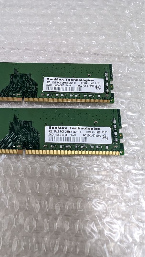 SanMax DDR4 2666 8GB x2(計16GB)