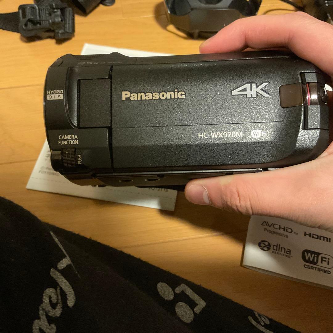 Panasonic HC-WX970M 4K ビデオカメラ　セット