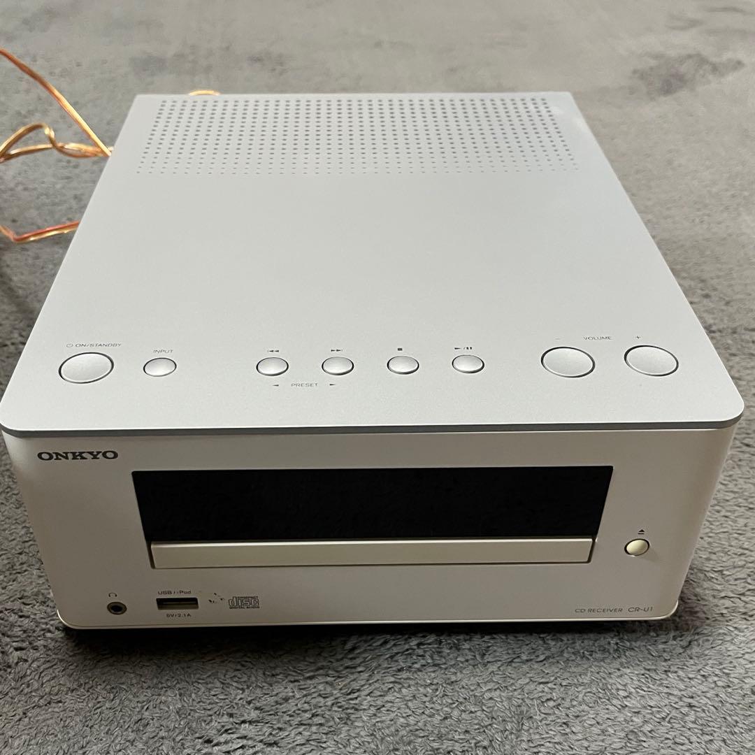 美品 中古 ONKYO コンポ X-U1(W) [ホワイト] 動作確認済み