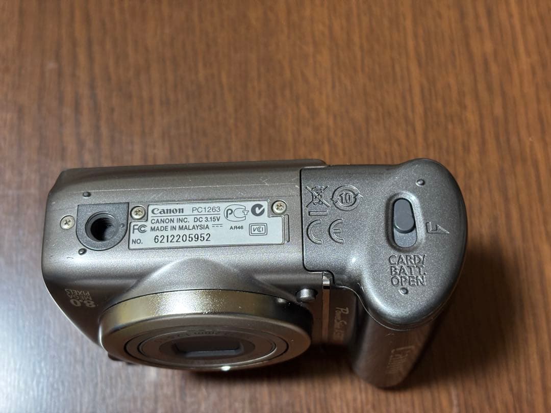 Canon PowerShot A590 IS 動作確認済 傷あり 写り込みあり