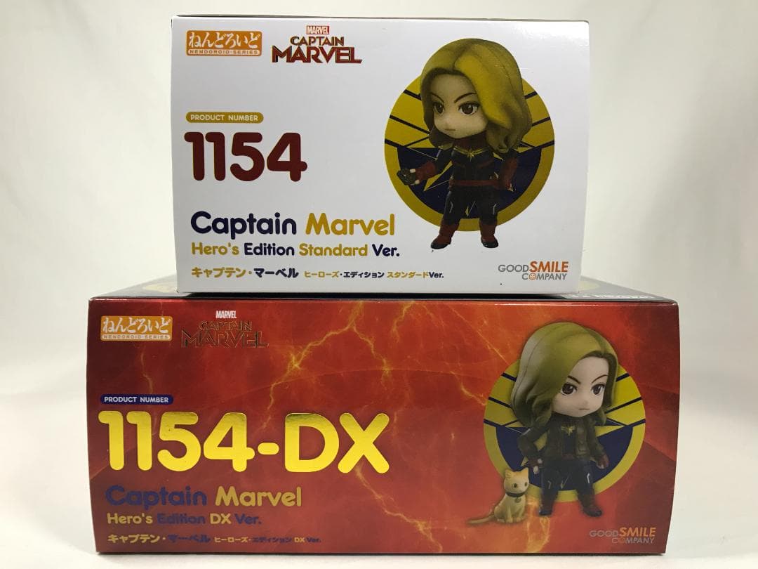 [新品・未開封]ねんどろいど 1154 キャプテン・マーベル セット