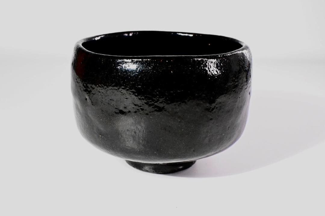 【極美品】佐々木昭楽 造 黒楽茶碗『大黒』長次郎写 共箱 茶道具 抹茶碗 茶碗