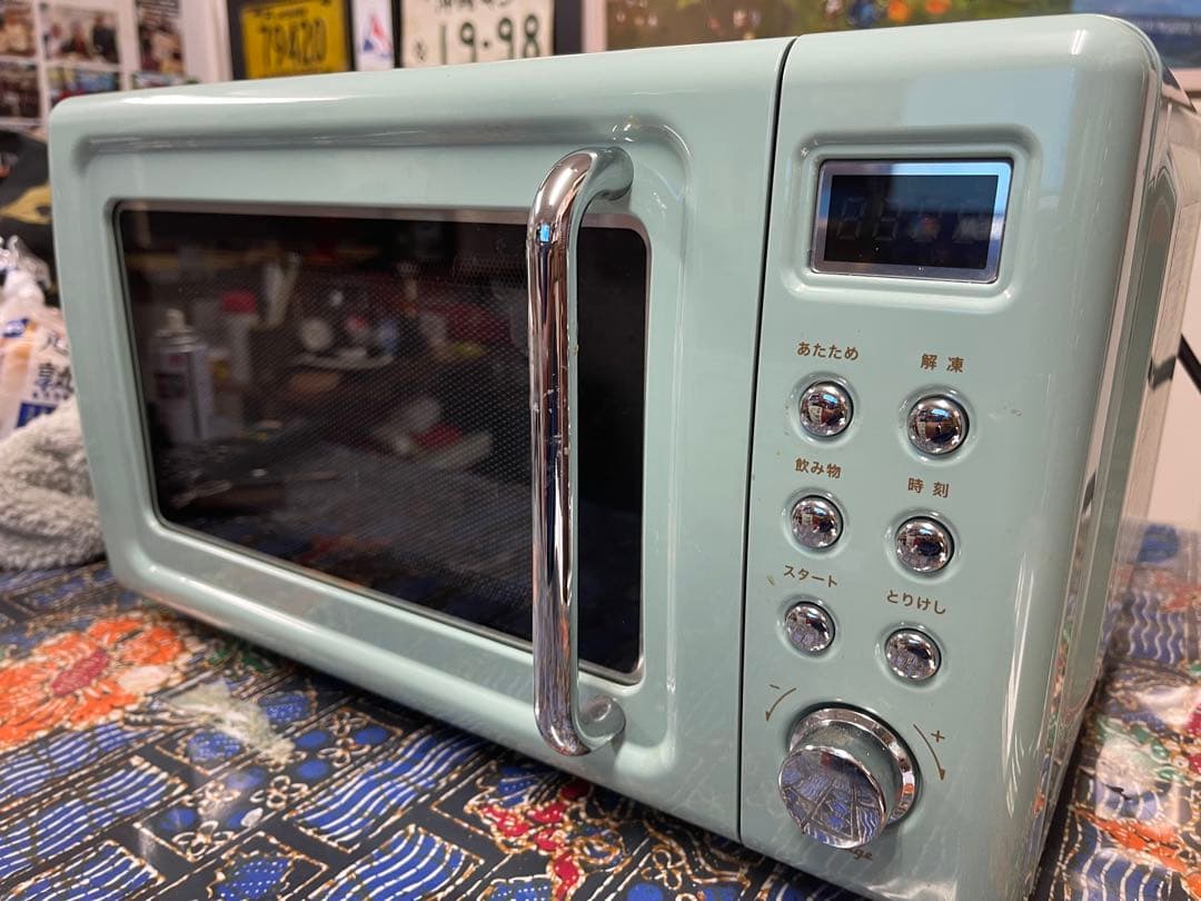 レトロな単機能電子レンジ DRW-20HF-G