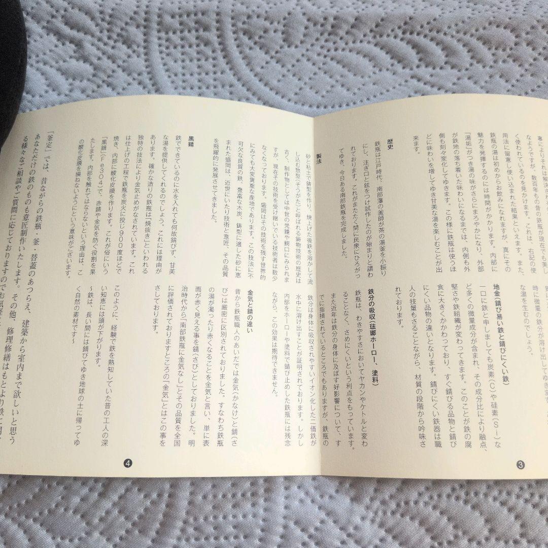 南部鉄器 釜定 鉄瓶 秋の実