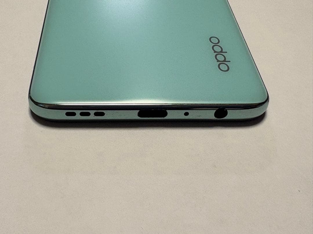 【美品】OPPO A55s 5G 64GB グリーン-23