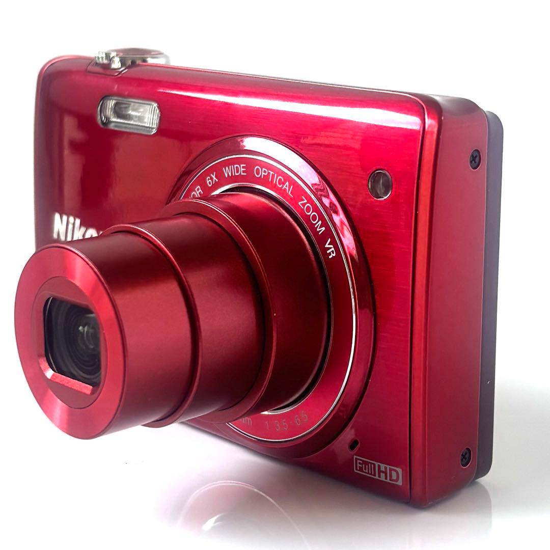 ✨美品すぐ使えます✨Nikon COOLPIX S5200 レッド 付属品多数✨