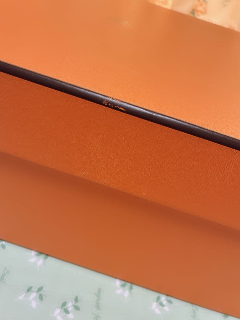 HERMES エルメス　空箱　095 △ ガーデンパーティー　オレンジ