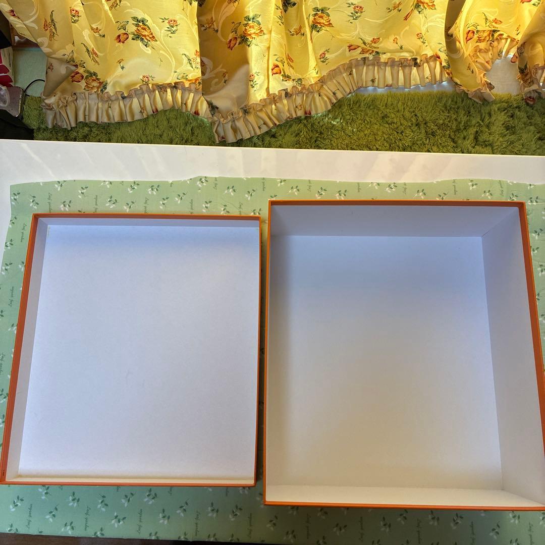 HERMES エルメス　空箱　095 △ ガーデンパーティー　オレンジ